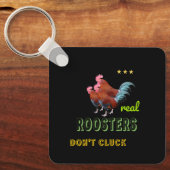 Echte hanen sleutelhanger (Voorkant)