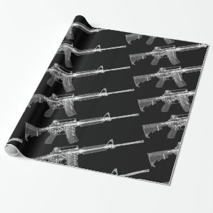 Echte HD röntgenafbeelding van echte AR-15! Cadeaupapier