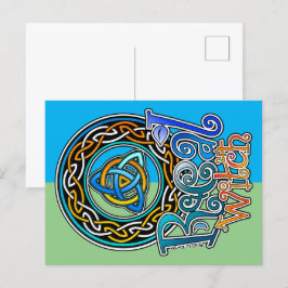 Echte heks briefkaart