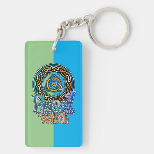 Echte heks sleutelhanger (achterkant)
