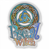 Echte heks sticker (Voorkant)