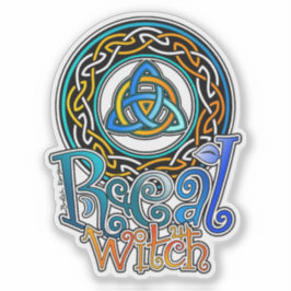 Echte heks sticker