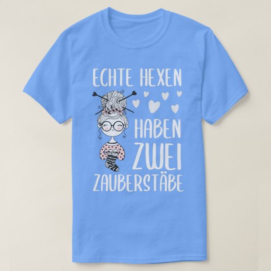 Echte heksen hebben twee cadeautjes t-shirt (Design voorkant)