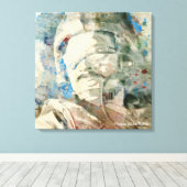 Echte held verpakt Canvas Afdruk (Insitu (Houten vloer))