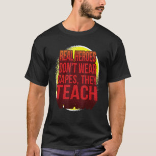 Echte helden Draag geen kapen die een voorkant aan T-shirt