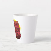 Echte helden Draag geen kapen die leermeester lere Latte Mok (Voorkant)