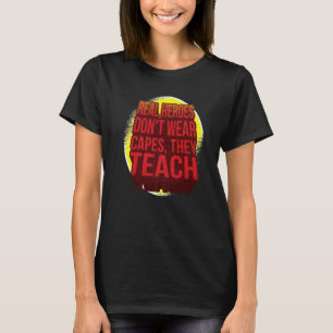 Echte helden Draag geen kapen die ze vooraan trekk T-shirt