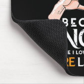 Echte helden worden engelen - Leukemie Bewustzijn Muismat (Hoek)