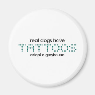 Echte honden hebben Tattoos Magneet