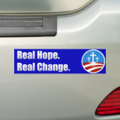 Echte hoop bumpersticker (Op auto)