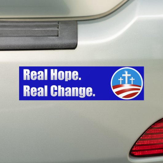 Echte hoop bumpersticker (Op auto)