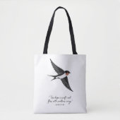 Echte hoop: eenvoudig chique citaat tote bag (Voorkant)