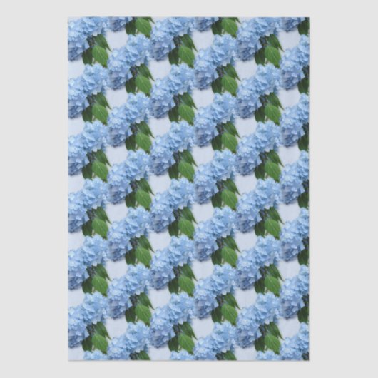 Echte Hortensia Bloemen Tissuepapier (Voorkant)