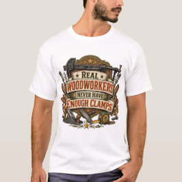 Echte Houtbewerkers Hebben Meer Klemmen T-shirt