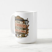 Echte Houtbewerkers Klem Koffiemok (Voorkant links)