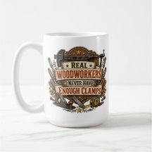 Echte Houtbewerkers Klem Koffiemok