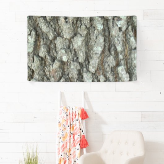 Echte houten Camouflage Spandoek (Insitu)