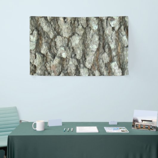 Echte houten Camouflage Spandoek (Beurs)
