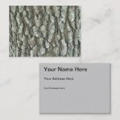 Echte houten Natuur Camouflage Visitekaartje (Voorkant / Achterkant)