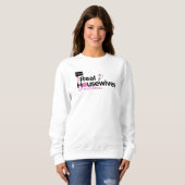 Echte huisvrouwen van Pickleball Vrouwen sweatshir Trui (Voorkant volledig)