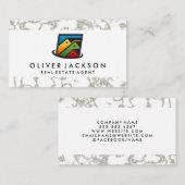 Echte huizen | Goudmarmer Visitekaartje (Voorkant / Achterkant)