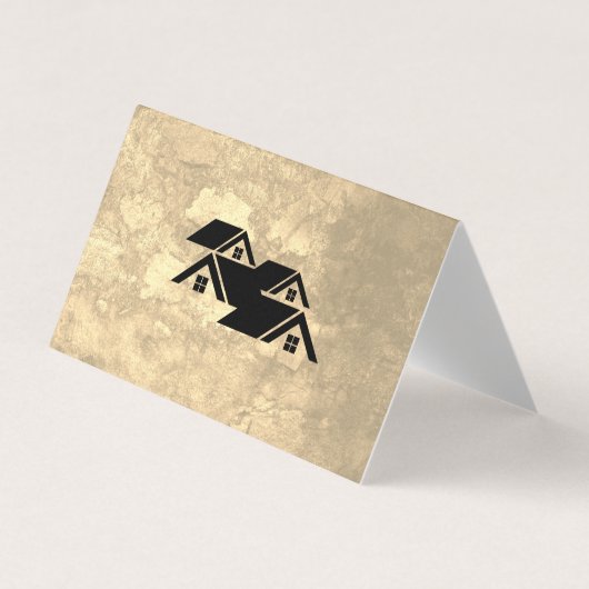 Echte huizen | Professionele Lux Visitekaartje (Voorkant)