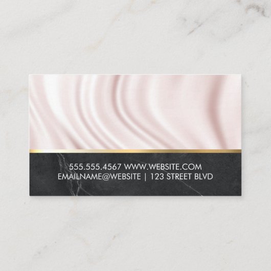 Echte huizen | Zijderzijde | Marmer Visitekaartje (Achterkant)