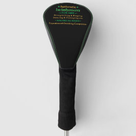 Echte Ier Te Huur Grappig Golfheadcover