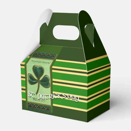 Echte Ierse Hart St. Patrick's Day GFB Bedankdoosjes (Voorkant Zijde)