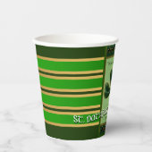 Echte Ierse Hart St. Patrick's Day PPC01 Papieren Bekers (Voorkant)