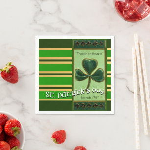 Echte Ierse Hart St. Patrick's Day PPN01 Servet