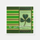 Echte Ierse Hart St. Patrick's Day PPN01 Servet (Voorkant)