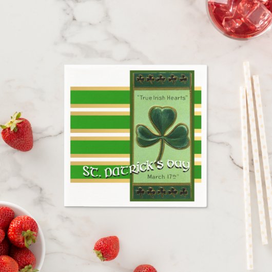 Echte Ierse Hart St. Patrick's Day PPN01 servetten (Insitu)