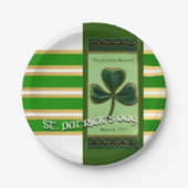 Echte Ierse Hart St. Patrick's Day PPP01 Papieren Bordje (Voorkant)