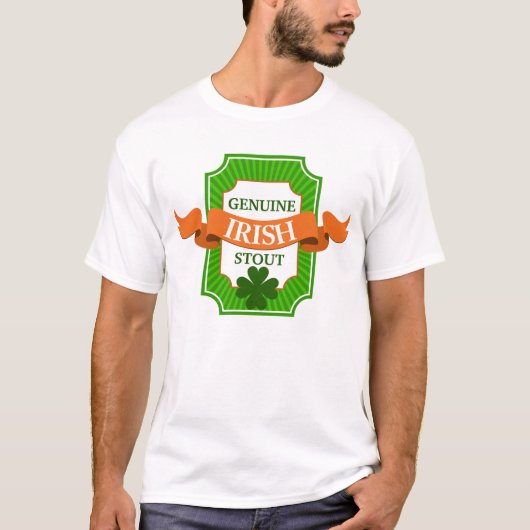 Echte Ierse label en lint T-shirt (Voorkant)