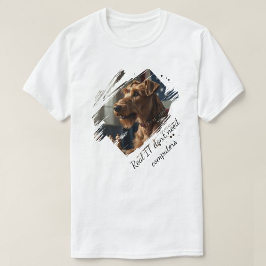 Echte Ierse Terrier T-shirt (Design voorkant)