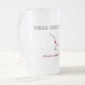 Echte ingenieurs matglas bierpul (Voorkant links)