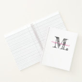 Echte initiaal unieke Creative Affirmation-woorden Notitieboek (Binnen)