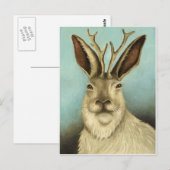 Echte Jackalope Briefkaart (Voorkant / Achterkant)