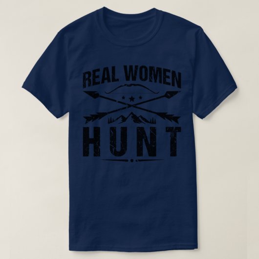 Echte jager voor stuntaartjes t-shirt (Design voorkant)