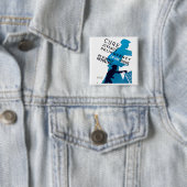 Echte jeugdcriminaliteit in de Slums Vierkante Button 5,1 Cm (In situ)