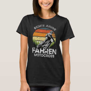 Echte jongens Ride Motocross Alle Motocross-ventil T-shirt
