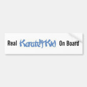 Echte Karate Kind- bumpersticker (Voorkant)