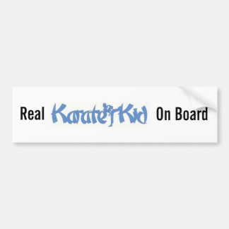 Echte Karate Kind- bumpersticker
