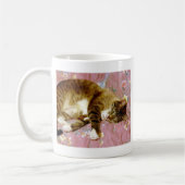 Echte kat, nepcat  koffiemok (Links)