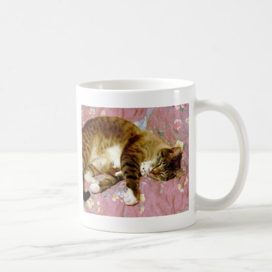 Echte kat, nepcat  koffiemok (Rechts)