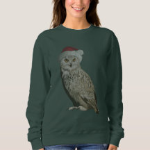 Echte kerstbosuil met één tricot-effect