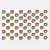 Echte kerstcadeaupapier inpakpapier vel (Voorkant 3)