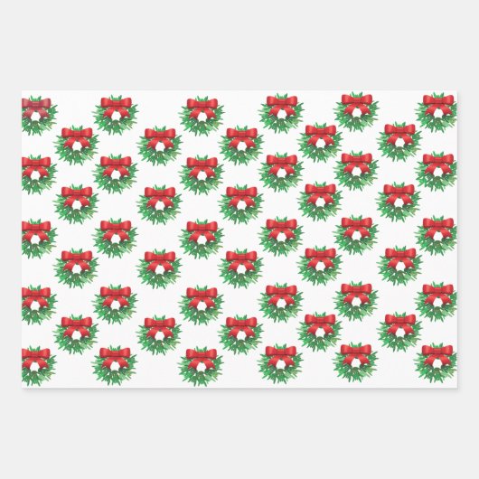 Echte kerstcadeaupapier inpakpapier vel (Voorkant 3)