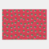 Echte kerstcadeaupapier inpakpapier vel (Voorkant 2)